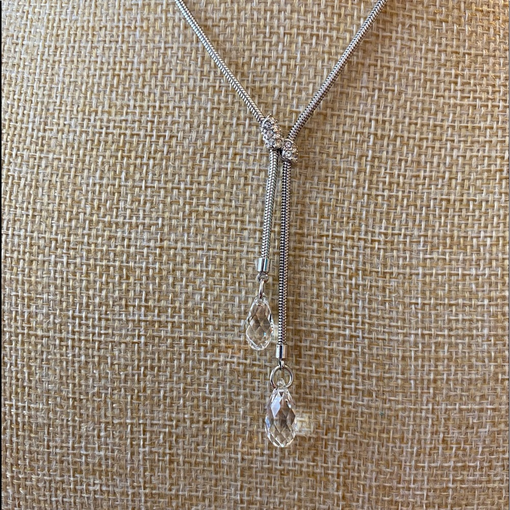 Swarovski drop necklace